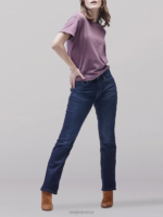 Lee Women Legendary Regular Bootcut Jean Blackout Clothing 480T123