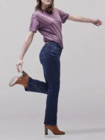 Lee Women Legendary Regular Bootcut Jean Blackout Clothing 480T123 - Image 4