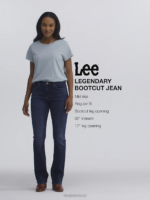 Lee Women Legendary Regular Bootcut Jean Blackout Clothing 480T123 - Image 6