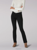 Lee Women Legendary Regular Bootcut Jean (Petite) Black Clothing 480T136