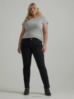 Lee Women Legendary Regular Bootcut Jean (Plus) Black Clothing 480T138 - Image 2