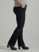 Lee Women Legendary Regular Bootcut Jean (Plus) Black Clothing 480T138 - Image 4