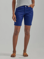 Lee Women Legendary Regular Fit Bermuda Medieval Blue Clothing 480T306