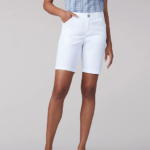 Lee Women Legendary Regular Fit Chino Bermuda White Clothing 480T299