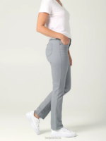 Lee Women Legendary Regular Fit Straight Leg Jean Dover Grey Clothing 480T46 - Image 3