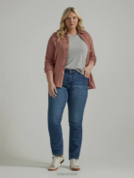 Lee Women Legendary Regular Straight Jean (Plus) Seattle Clothing 480T113 - Image 2