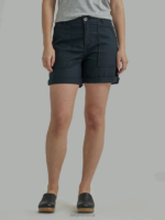 Lee Women Legendary Rolled Short Black Clothing 480T279