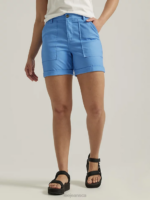 Lee Women Legendary Rolled Short New Blue Clothing 480T273