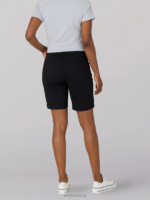 Lee Women Regular Fit Chino Bermuda (Petite) Black Clothing 480T317 - Image 2