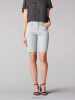 Lee Women Relaxed Fit Kathy Bermuda Alloy Clothing 480T322