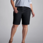 Lee Women Relaxed Fit Kathy Bermuda (Plus) Lagoon Clothing 480T326