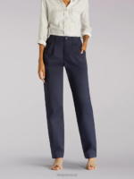 Lee Women Side Elastic Pants Navy Clothing 480T186