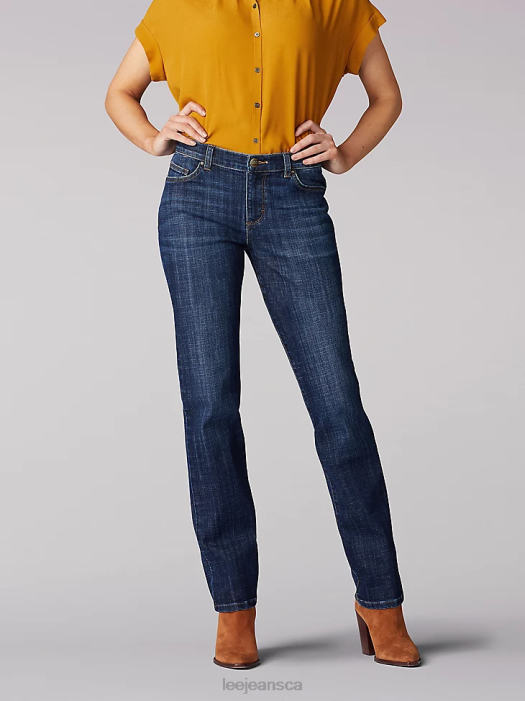 Lee Women Stretch Relaxed Fit Straight Leg Jean Bewitched Clothing 480T55 - Image 1