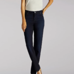Lee Women Stretch Relaxed Fit Straight Leg Jean Niagra Clothing 480T57