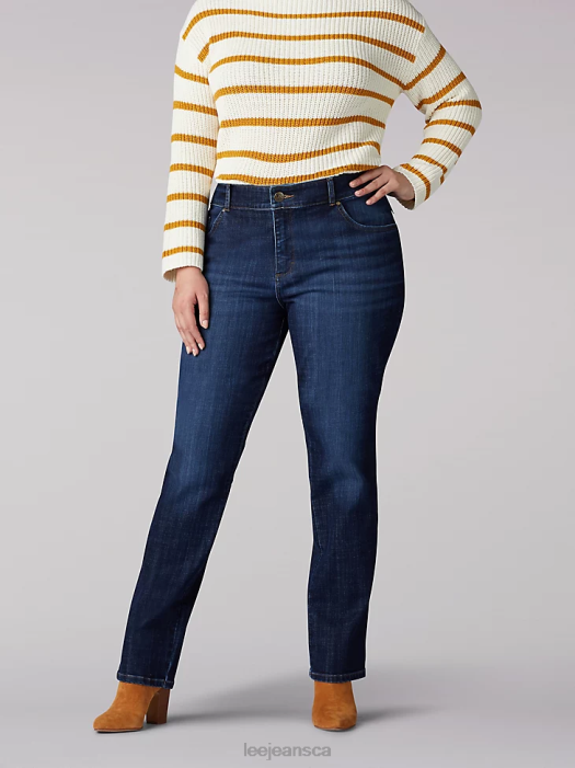 Lee Women Stretch Relaxed Fit Straight Leg Jean (Plus) Bewitched Clothing 480T91 - Image 1