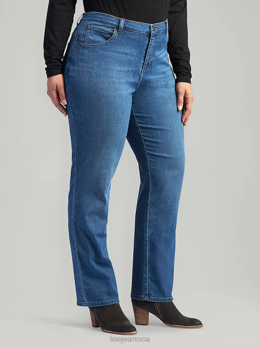 Lee Women Stretch Relaxed Fit Straight Leg Jean (Plus) Meridian Clothing 480T90 - Image 1