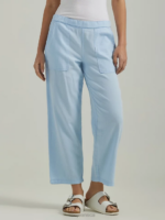 Lee Women Ultra Lux Pull-On Crop Pant Blue Sky Clothing 480T241