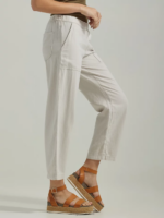 Lee Women Ultra Lux Pull-On Crop Pant Foggy Grey Clothing 480T243 - Image 3
