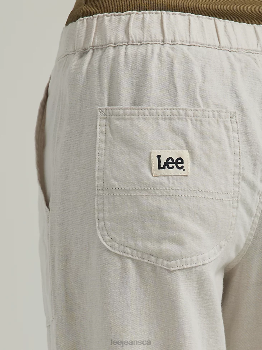 Lee Women Ultra Lux Pull-On Crop Pant Foggy Grey Clothing 480T243 - Image 4