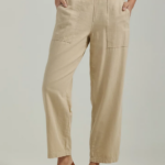 Lee Women Ultra Lux Pull-On Crop Pant Pioneer Beige Clothing 480T238
