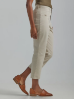 Lee Women Ultra Lux Seamed Crop Pant Pioneer Beige Clothing 480T179 - Image 3