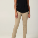 Lee Women Ultra Lux Slim Fit Ankle Pant (Petite) Kansas City Khaki Clothing 480T206