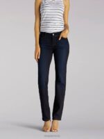 Lee Women Ultra Lux with Flex Motion Regular Fit Straight Leg Jean (Petite) Niagara Clothing 480T99