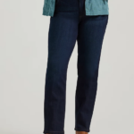 Lee Women Ultra Lux with Flex Motion Regular Fit Straight Leg Jean (Plus) Niagara Clothing 480T76