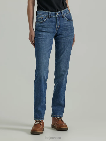 Lee Women Ultra Lux with Flex Motion Regular Fit Straight Leg Jean Seattle Clothing 480T68