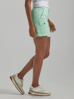Lee Women Ultra Lux with Flex-to-Go Relaxed Cargo Short Fluorite Clothing 480T245 - Image 3