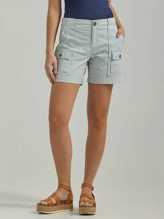 Lee Women Ultra Lux with Flex-to-Go Relaxed Cargo Short Summer Haze Clothing 480T248 - Image 1