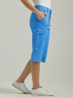 Lee Women Ultra Lux with Flex-to-Go Relaxed Cargo Skimmer New Blue Clothing 480T426 - Image 3