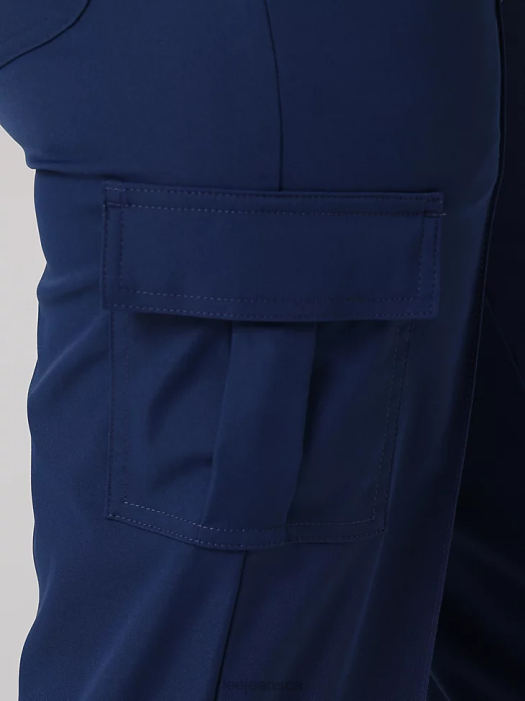 Lee Women Ultra Lux with Flex-to-Go Seamed Cargo Straight Leg Pant Thunder Clothing 480T230 - Image 4