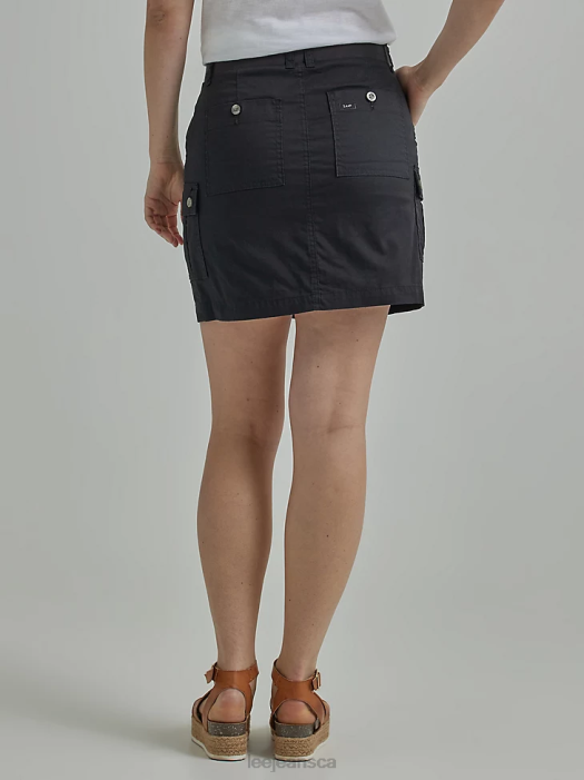 Lee Women Ultra Lux with Flex-to-Go Skort Black Clothing 480T281 - Image 2