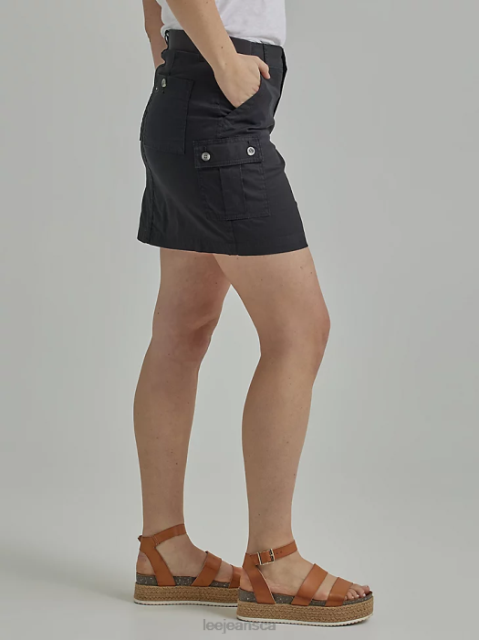 Lee Women Ultra Lux with Flex-to-Go Skort Black Clothing 480T281 - Image 3