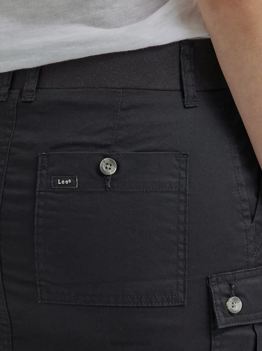 Lee Women Ultra Lux with Flex-to-Go Skort Black Clothing 480T281 - Image 5