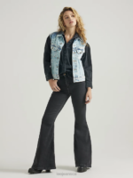 Lee Women Vintage Modern High Rise Ever Fit Flare Jean Black Avery Clothing 480T147