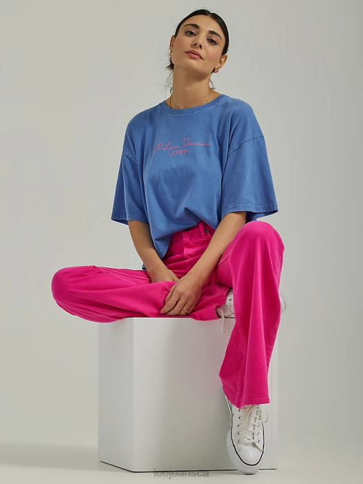 Lee Women Vintage Modern High Rise Flare Jean Roxie Pink Clothing 480T149 - Image 6