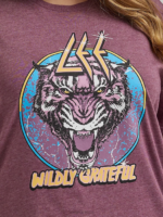 Lee Women Wildly Grateful Graphic Tee(Plus) Boysenberry Clothing 480T341 - Image 3
