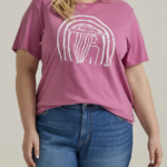 Lee Women Woman Rainbow Graphic Tee (Plus) Prunella Heather Clothing 480T386