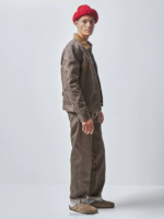 Lee x The Brooklyn Circus Men 1930's Cowboy Jacket Brown Selvedge Clothing 480T1142 - Image 4