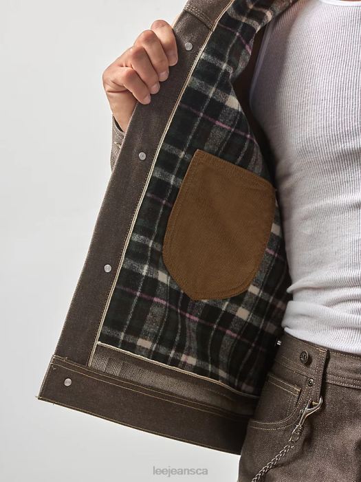 Lee x The Brooklyn Circus Men 1930's Cowboy Jacket Brown Selvedge Clothing 480T1142 - Image 5