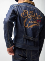 Lee x The Brooklyn Circus Men 1930's Cowboy Jacket Indigo Selvedge Clothing 480T1143 - Image 2