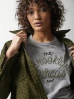 Lee x The Brooklyn Circus Women Corduroy Overshirt Kale Clothing 480T404 - Image 4