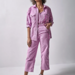 Lee x The Brooklyn Circus Women Corduroy Overshirt Sugar Lilac Clothing 480T403